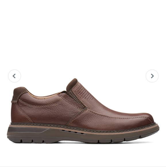 Clarks Unstructured Un Ramble Step Mahogany Brown - Picture 3 of 13